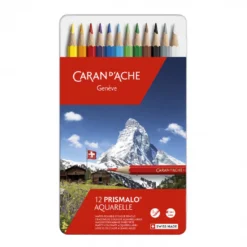 Caixa Lápis de Cor Aguarelável Prismalo Caran D´Ache