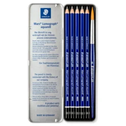 Caixa Lápis de Grafite Aguarelável Mars Lumograph Staedtler