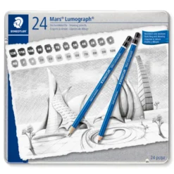 Caixa Lápis Grafite Mars Lumograph Staedtler