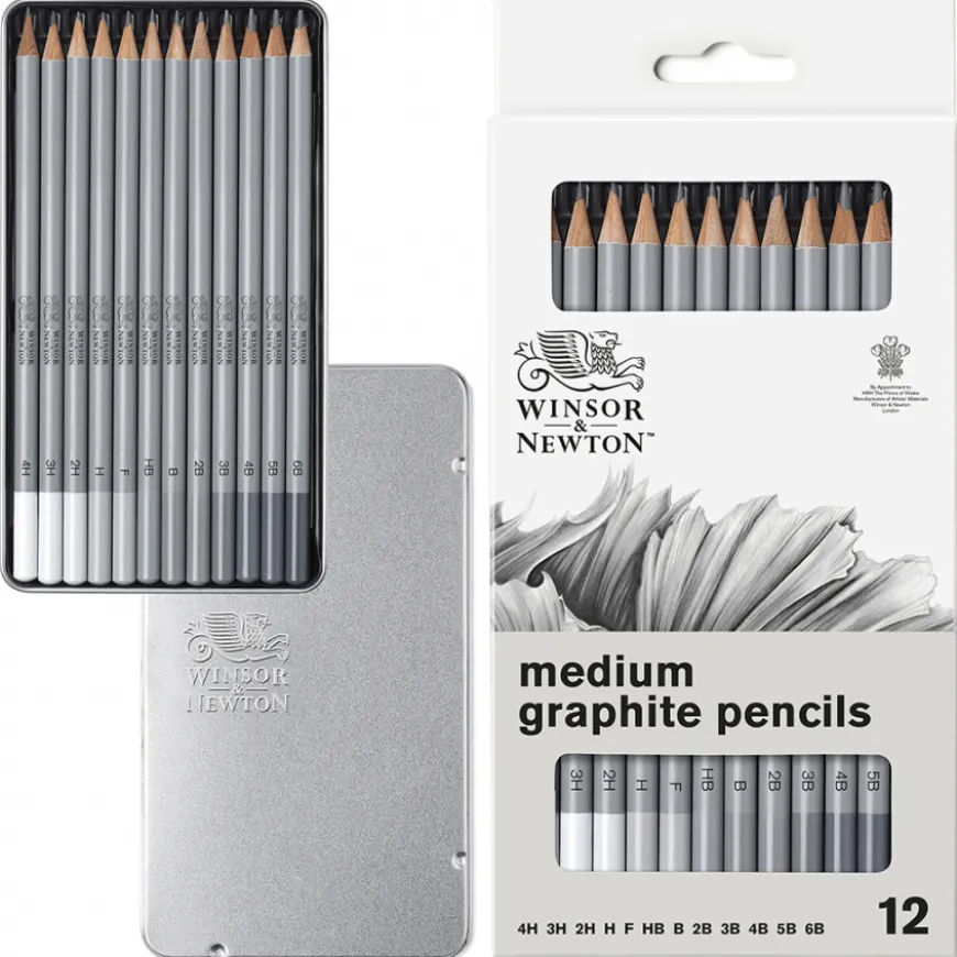 Caixa Lápis Grafite Studio Collection Winsor & Newton