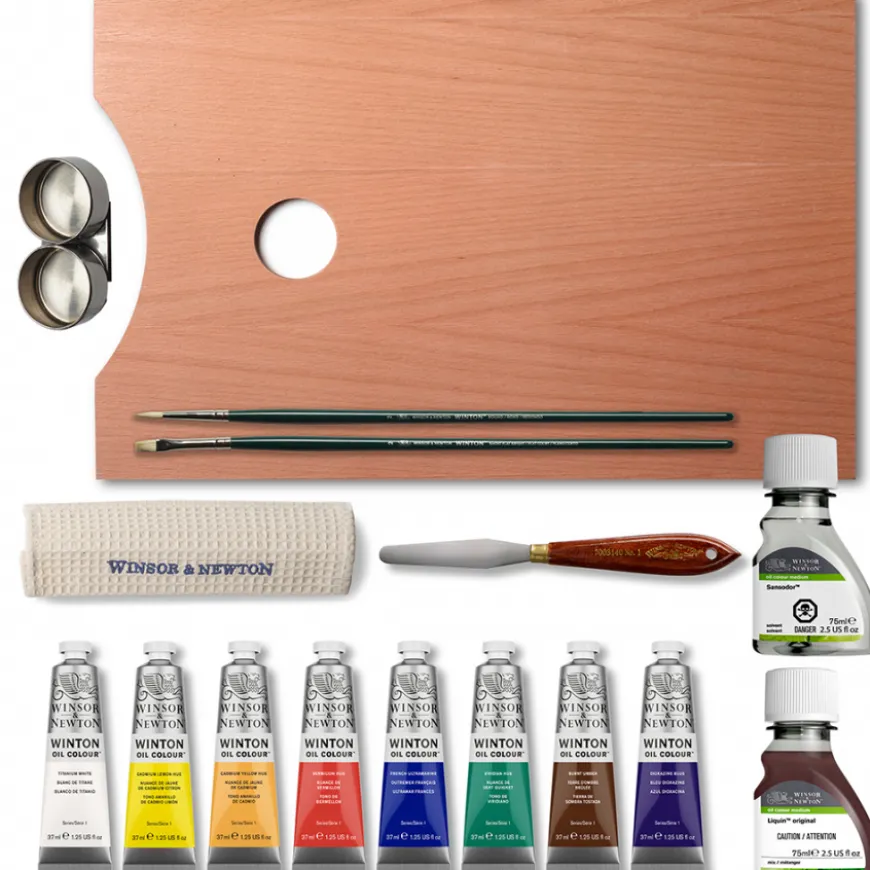 Caixa Madeira Óleo Winton Winsor & Newton