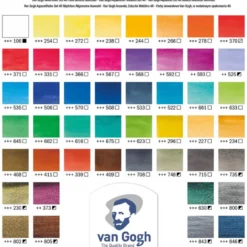 Caixa Metal Aguarela Van Gogh