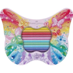 Caixa Metal Lápis Cor Sparkle Faber-Castell