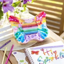 Caixa Metal Lápis Cor Sparkle Faber-Castell