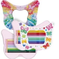Caixa Metal Lápis Cor Sparkle Faber-Castell
