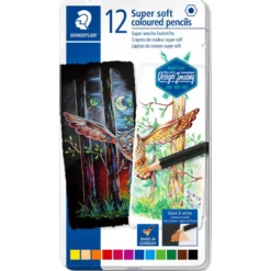Caixa Metal Lápis Cor Suaves Design Journey Staedtler