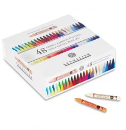 Caixa Metal Meio Lápis Pastel Sennelier