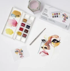 Caixa Pastilhas Aguarela Cotman Retrato Winsor & Newton