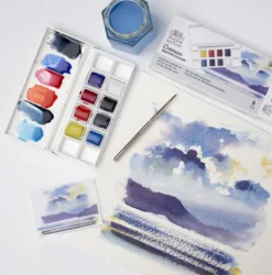 Caixa Pastilhas Aguarela Cotman Céus Winsor & Newton