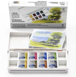 Caixa Pastilhas Aguarela Cotman Paisagem Winsor & Newton