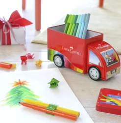 Carrinha com Marcadores Connector Faber-Castell