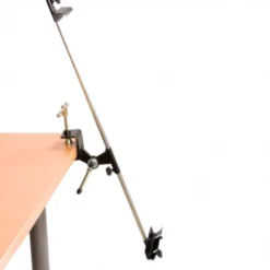 Cavalete de mesa em metal preto
