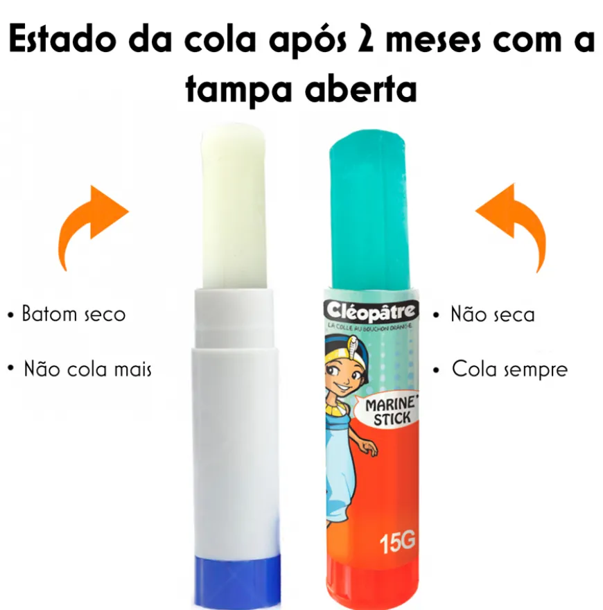 Cola em Stick Marine Cléopâtre