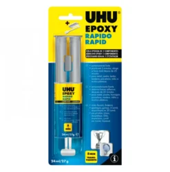 Cola UHU Plus Epoxy Rápida em tubo