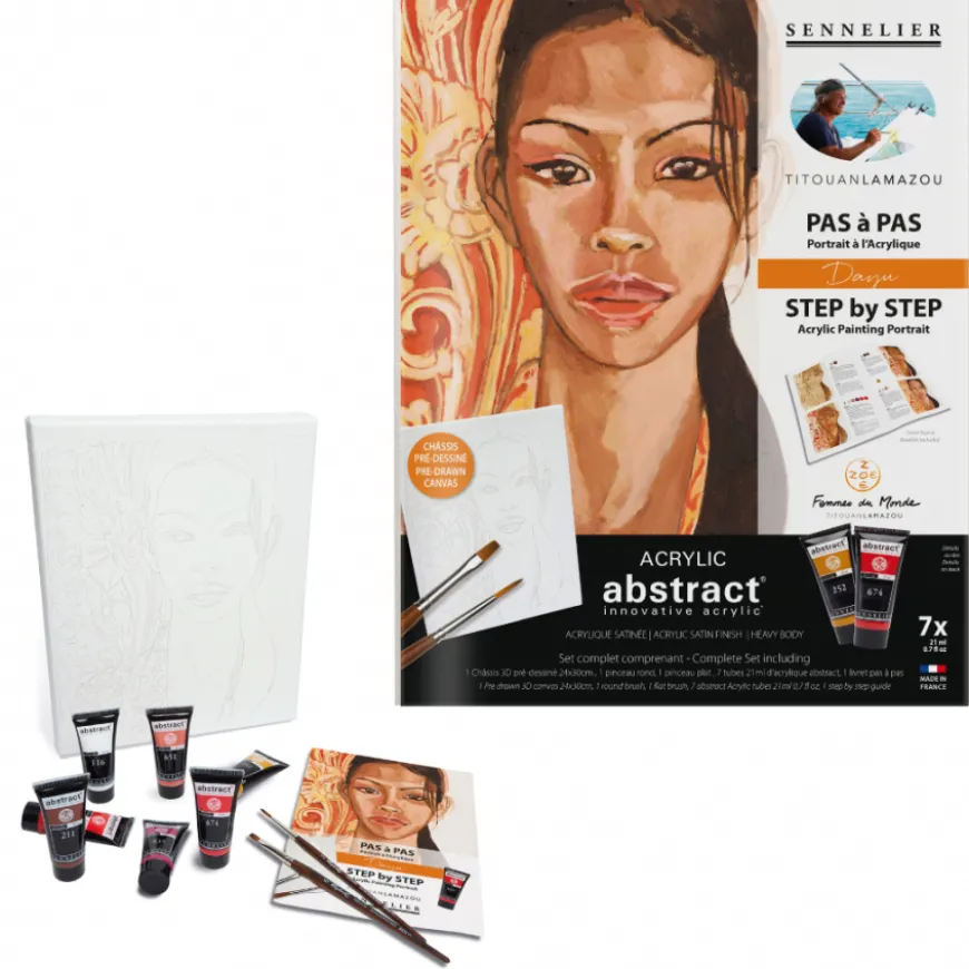 Conjunto Abstract Edição Titouan Lamazou Sennelier