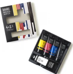 Conjunto Acrílico Basics 4 + 1 Liquitex