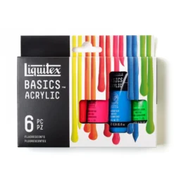 Conjunto Acrílico Fluorescente Basics Liquitex