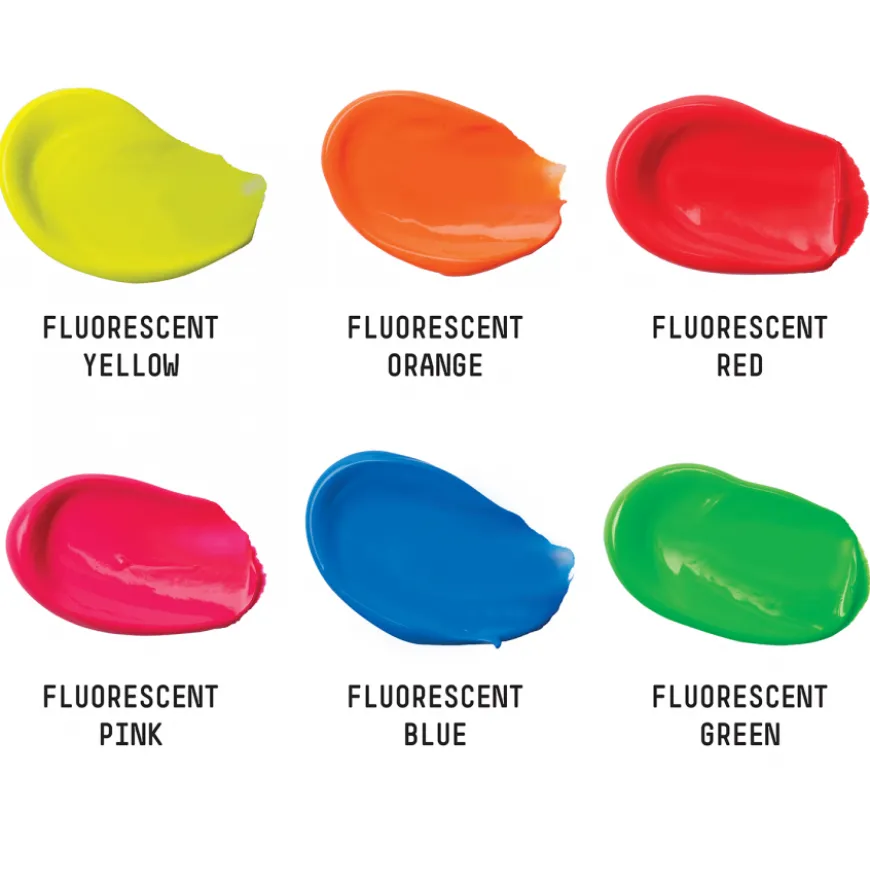 Conjunto Acrílico Fluorescente Basics Liquitex