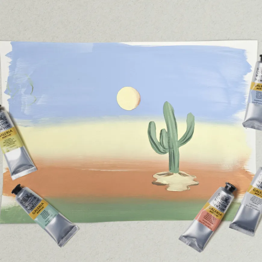 Conjunto Acrílico Galeria Pastel Winsor & Newton
