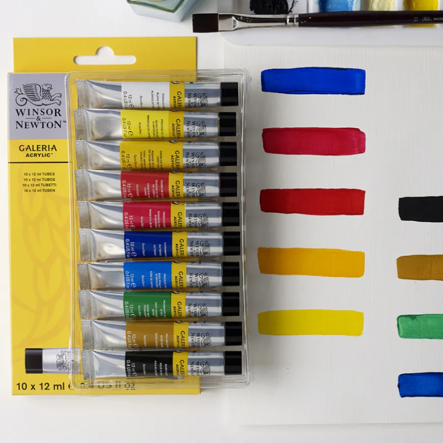 Conjunto Acrílico Iniciação Galeria Winsor & Newton