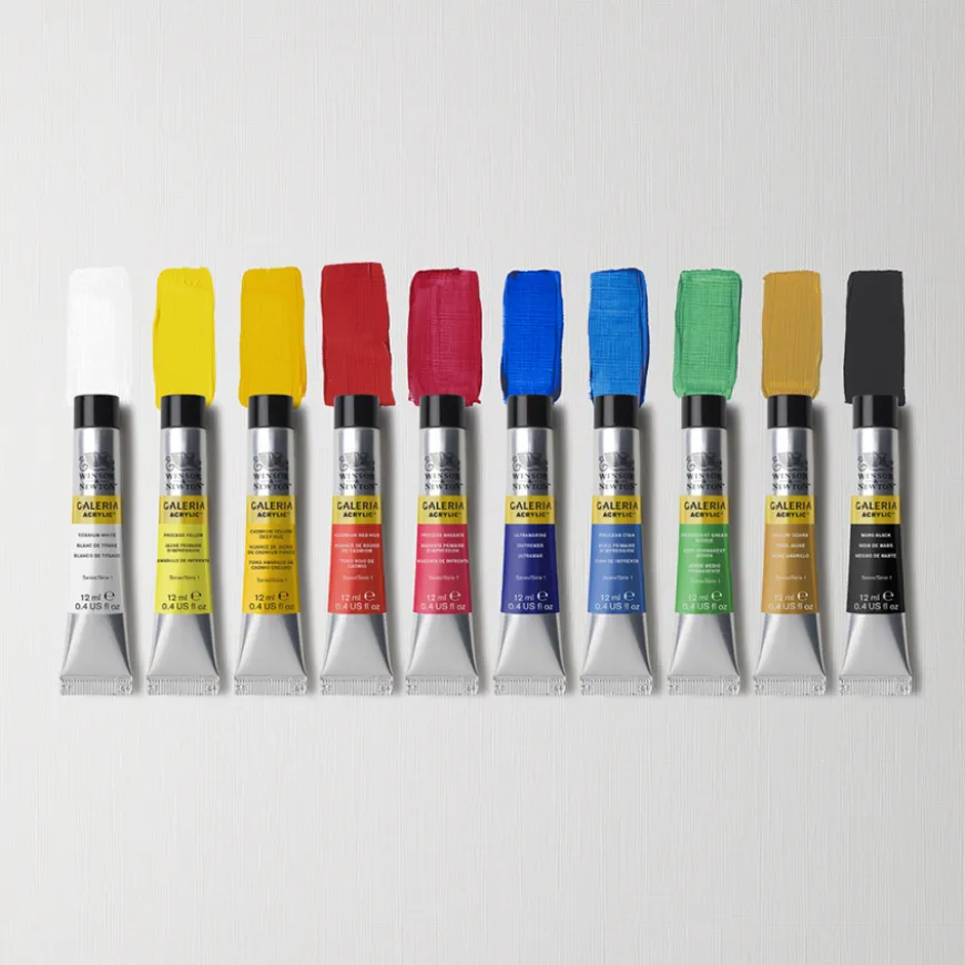 Conjunto Acrílico Iniciação Galeria Winsor & Newton