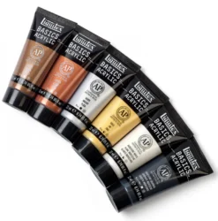 Conjunto Acrílico Metalizado Iridiscente Basics Liquitex