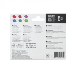 Conjunto Acrílico Metálico Basics Liquitex