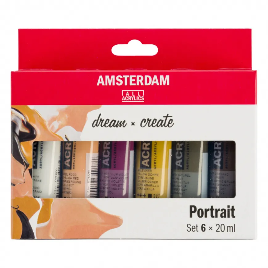 Conjunto Acrílico Seleção Retrato Amsterdam