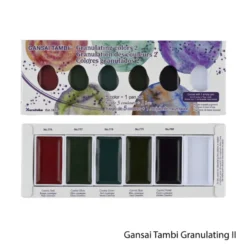 Conjunto Aguarelas Gansai Tambi Tons Granulados