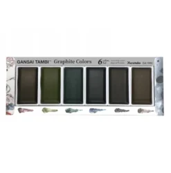 Conjunto Aguarelas Grafite Gansai Tambi ZIG