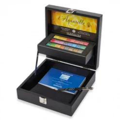 Conjunto Caixa de Madeira L´Aquarelle Sennelier