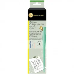 Conjunto Caligrafia Oblíquo Manuscript