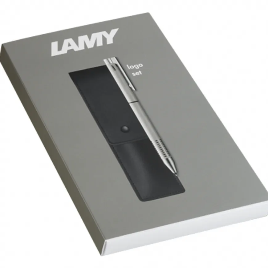 Conjunto Caneta Multifunções Logo Twin Brushed 606 Lamy