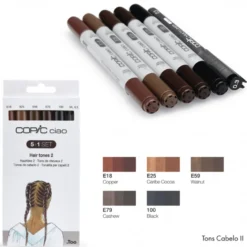 Conjunto Copic Ciao Tons Cabelo