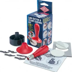 Conjunto de Cortante Lino e Carimbo - 5 Cortantes + 2 Carimbo
