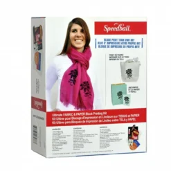 Conjunto de Gravura em Papel e Tecido Ultimate Speedball