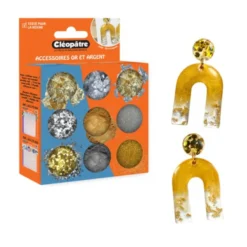 Conjunto de Potes Ouro e Prata Cléopâtre
