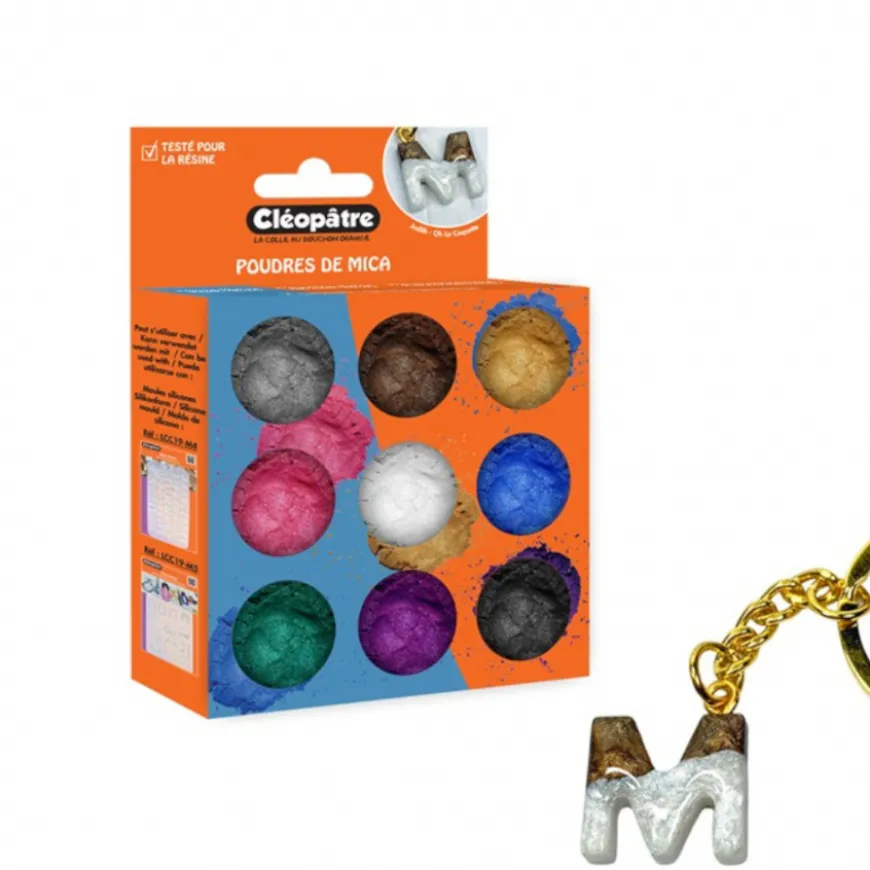 Conjunto de Potes Pó de Mica Cléopâtre