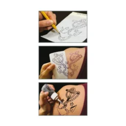 Conjunto de Tatuagem Temporária Jagua Jacquard