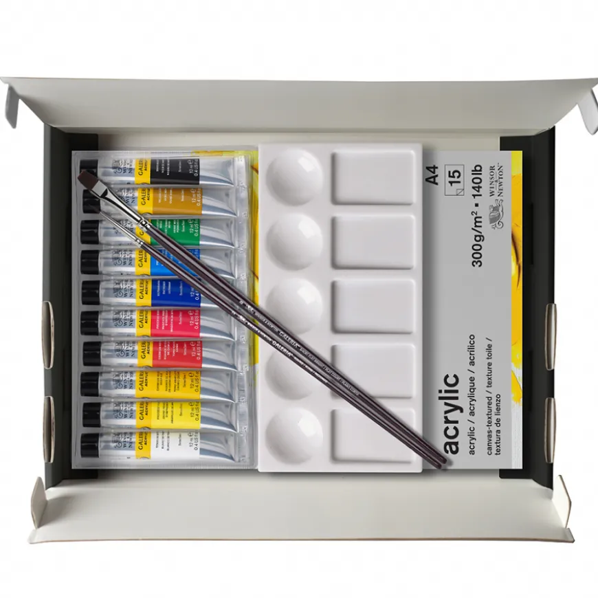 Conjunto Essencial de Acrílico Galeria Winsor & Newton