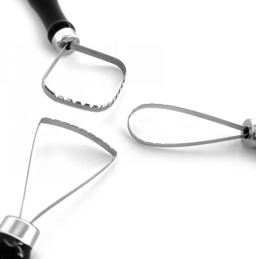 Conjunto 3 Ferramentas Metal Modelagem e Escultura Inart