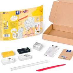 Conjunto FIMO Soft Mármore