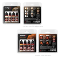 Conjunto Game Color 4 cores Vallejo