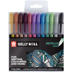 Conjunto 12 Gelly Metallic Sakura