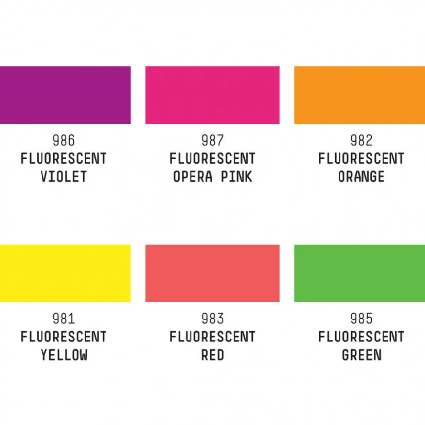Conjunto Guache Acrílico Liquitex - Cores Fluorescentes