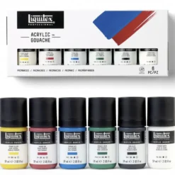 Conjunto Guache Acrílico Liquitex - Cores Primárias