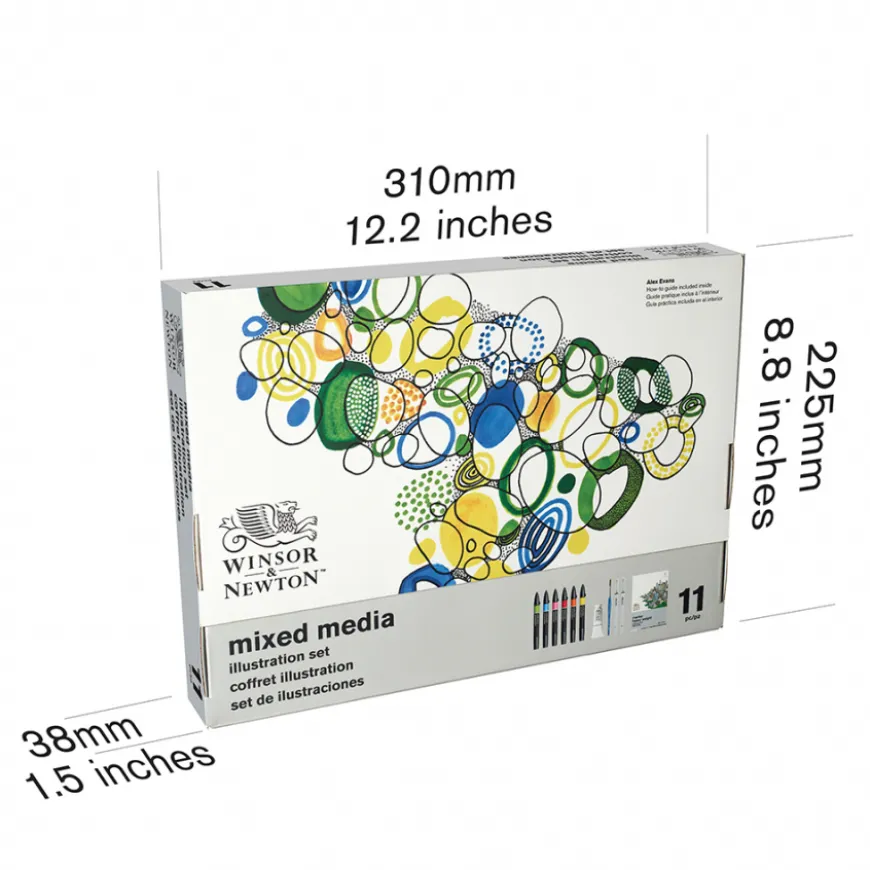 Conjunto Ilustração Mixed Media Winsor & Newton