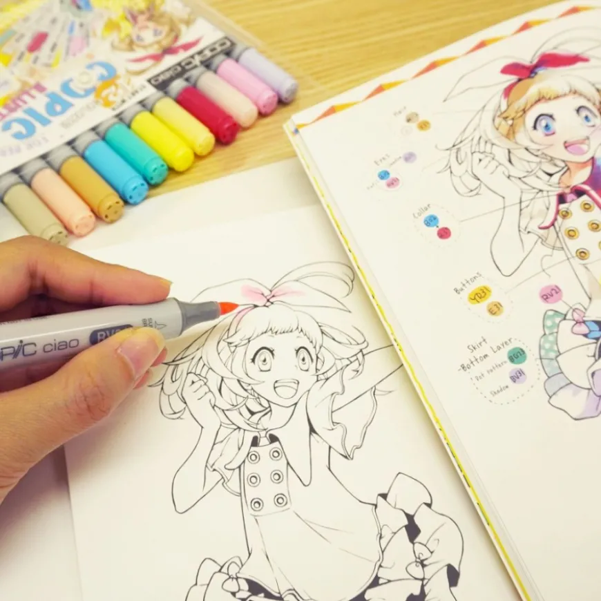 Conjunto Ilustração para Iniciantes Copic Ciao