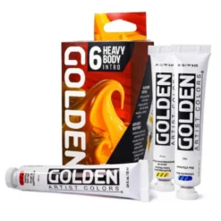 Conjunto Iniciação Acrílico Heavy Body Golden