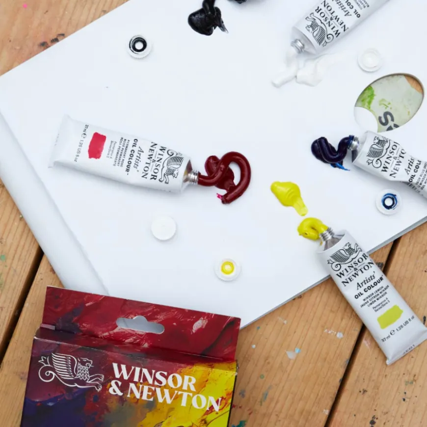 Conjunto Óleo Artist Cores Primárias Winsor & Newton